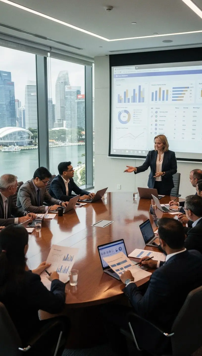 Modern office environment